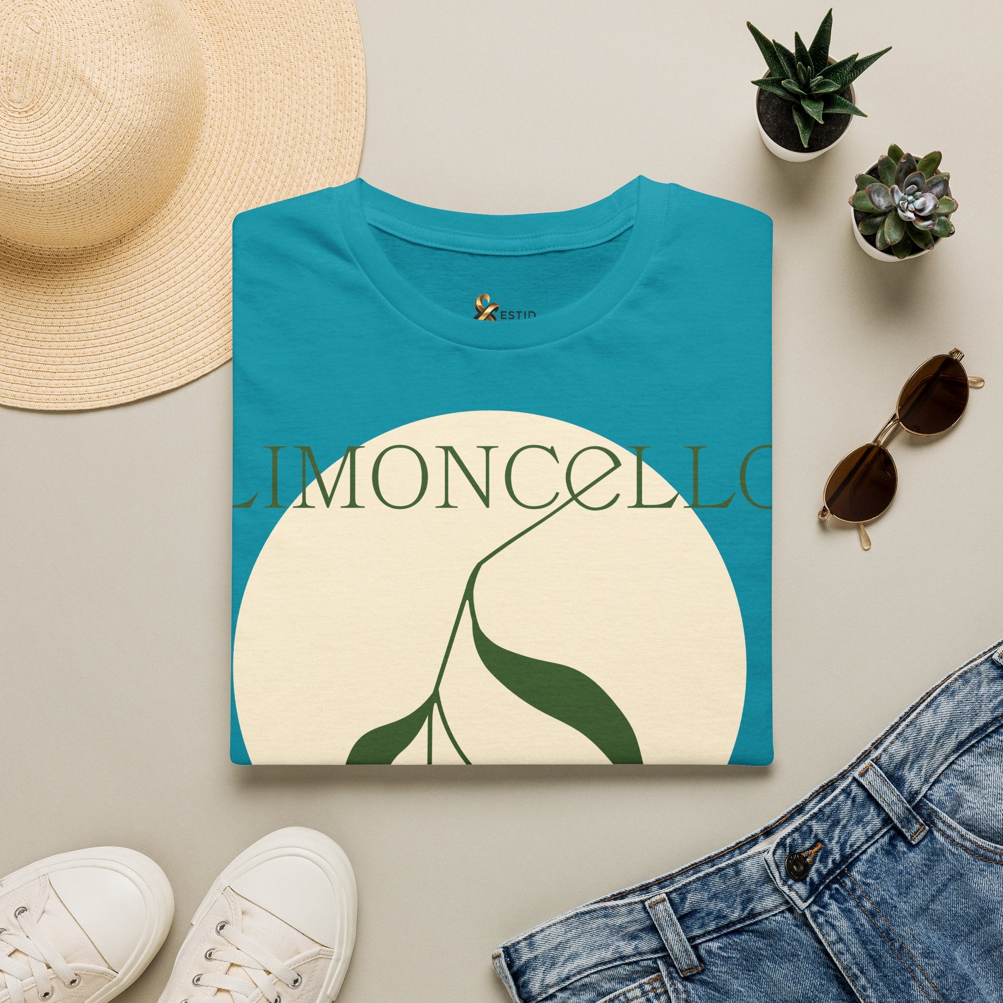 Limoncello Zitrone T-Shirt Ansicht 11 – T-Shirt – ESTID