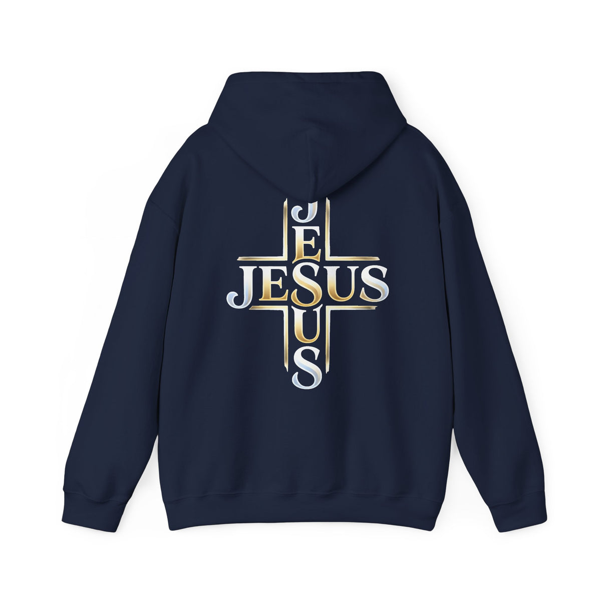 Faith Over Fear Hoodie – Jesus Kreuz Kapuzenpullover | Christliches Sweatshirt Ansicht 9 – Hoodie – ESTID