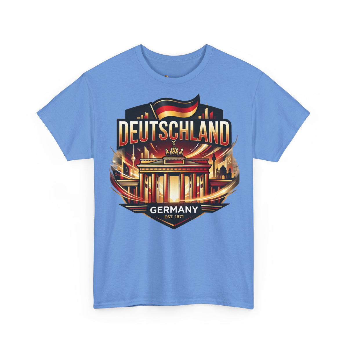 Deutschland Vintage Brandenburg-Tor T-Shirt – Reise-, Fußball- und Heimatstolz Ansicht 8 – T-Shirt – ESTID