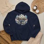 Faith Over Fear Hoodie – Jesus Kreuz Kapuzenpullover | Christliches Sweatshirt