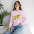 Damen Oversized Pullover mit Statement-Print