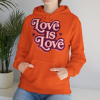 Love Is Love Hoodie – Retro Herz Pride Kapuzenpullover Ansicht 33 – Hoodie – ESTID