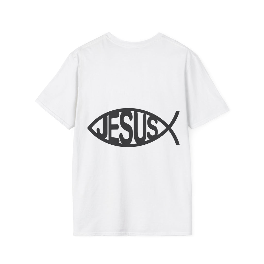 Minimalistisches Unisex T-Shirt mit ausdrucksstarkem Backprint ESTID Ansicht 7 – T-Shirt – ESTID