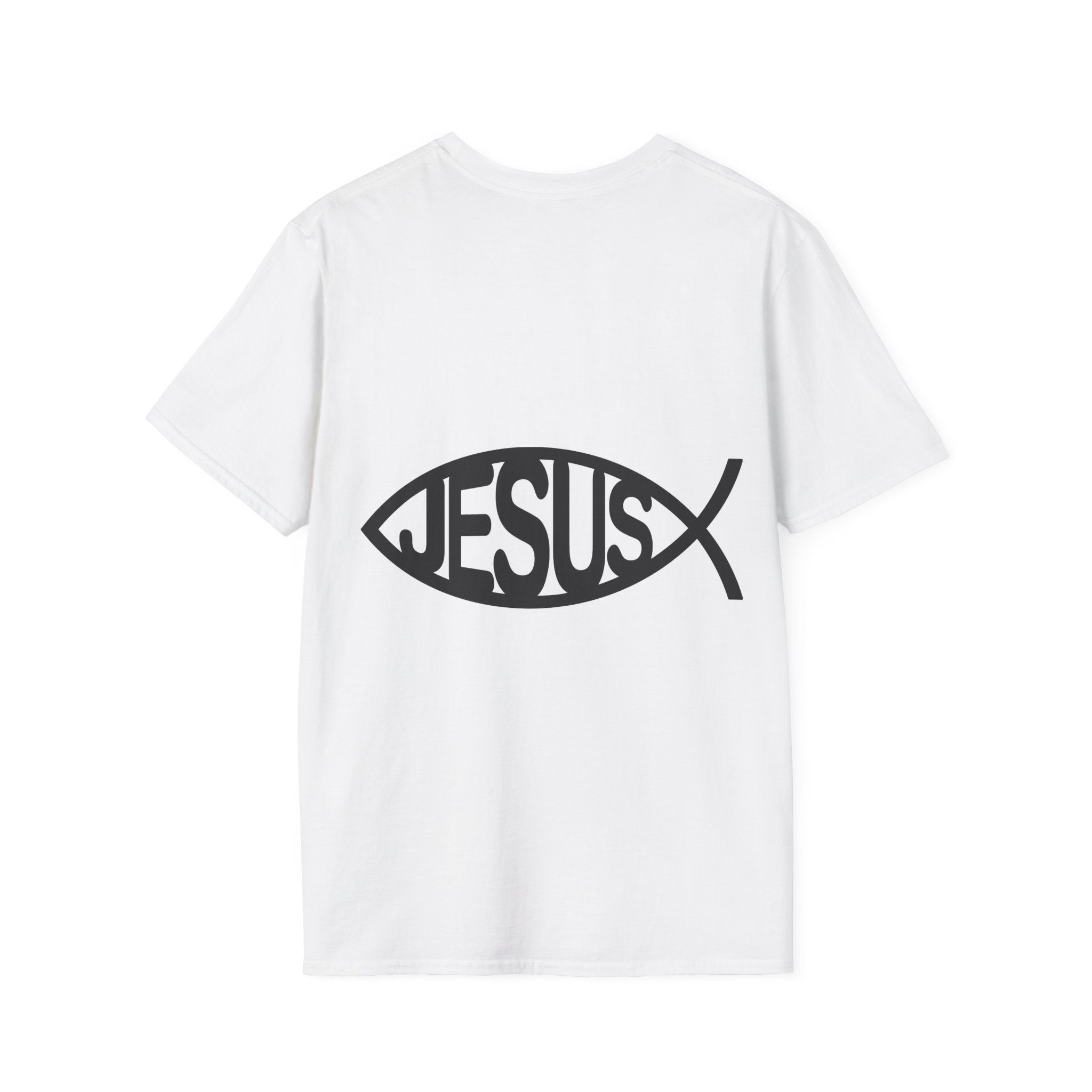 Minimalistisches Unisex T-Shirt mit ausdrucksstarkem Backprint ESTID Ansicht 7 – T-Shirt – ESTID