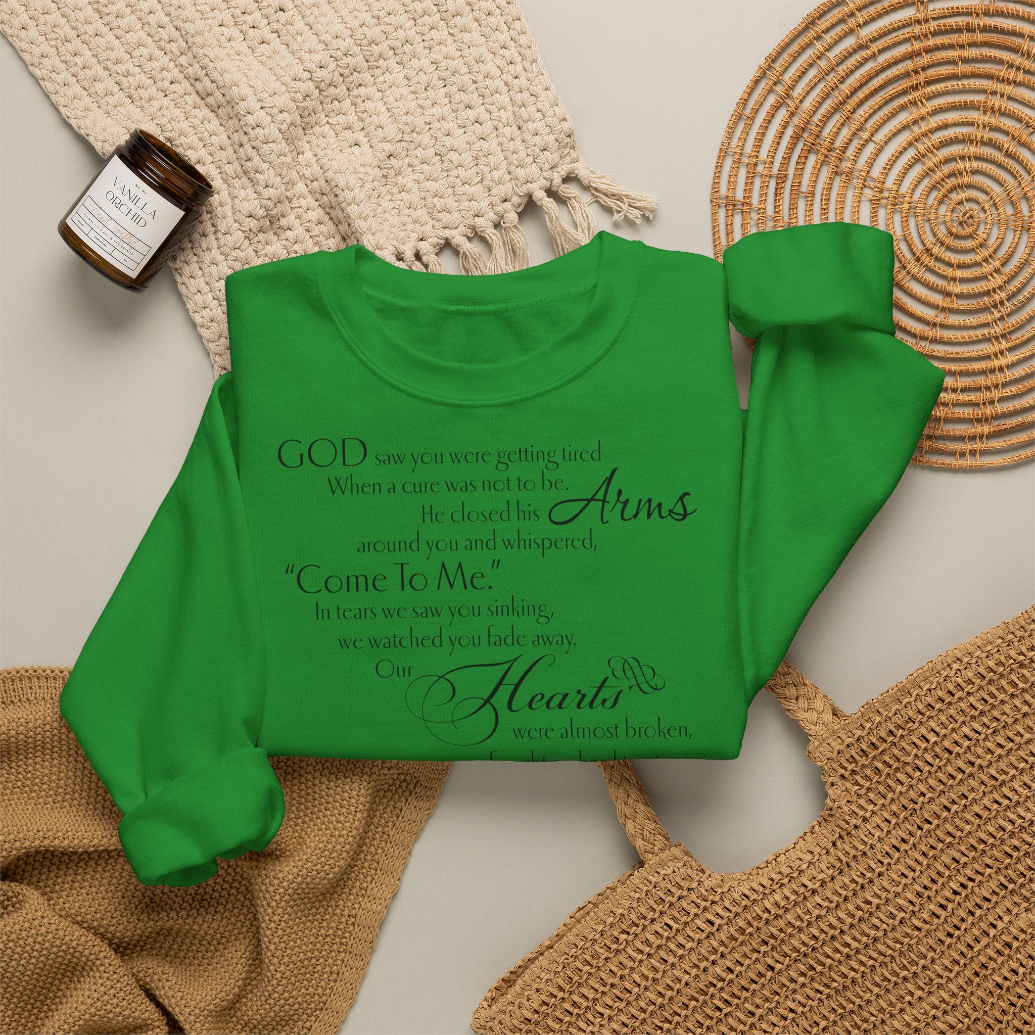 ESTID Damen Pullover | „God Saw You Were Getting Tired“ Spruch-Print Ansicht 28 – Sweatshirt – ESTID