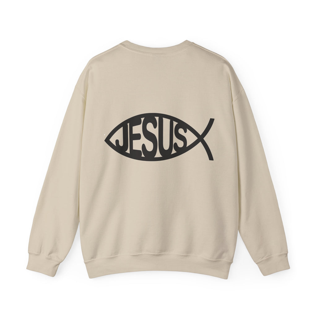 Unisex Heavy Blend Sweatshirt mit Psalm 23 & markantem Backprint ESTID Ansicht 10 – Sweatshirt – ESTID