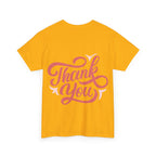 Statement T-Shirt Damen | „Thank You“ Rücken-Print Ansicht 27 – T-Shirt – ESTID