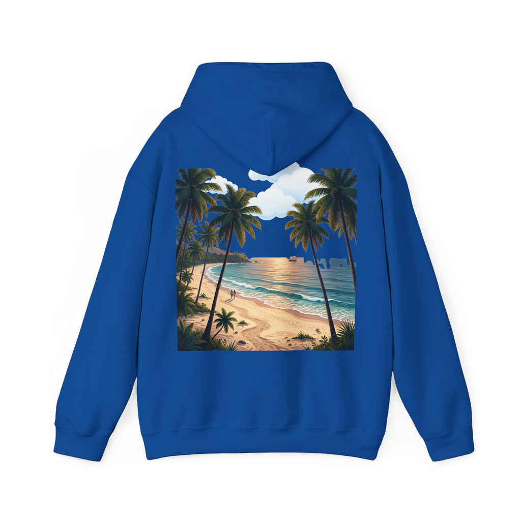 Urlaub Hoodie – Tropischer Palm Sunset Kapuzenpullover