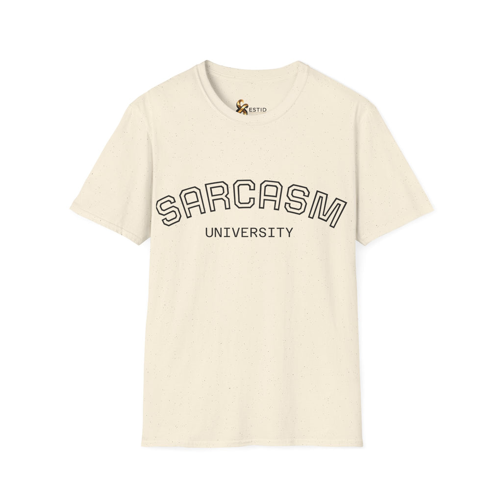 Sarcasm University T-Shirt — Funny Collegiate Graphic Tee Ansicht 22 – T-Shirt – ESTID