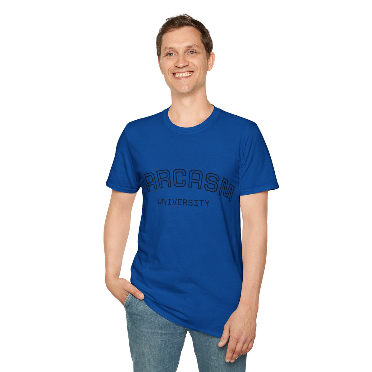 Sarcasm University T-Shirt — Funny Collegiate Graphic Tee Ansicht 42 – T-Shirt – ESTID