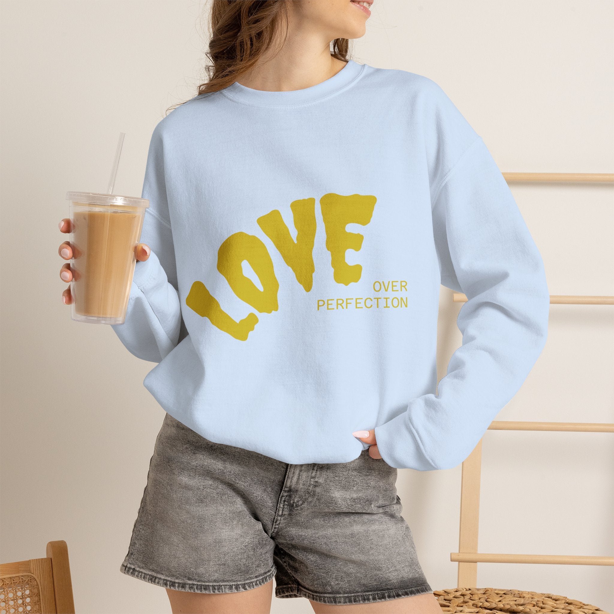 Damen Oversized Pullover mit Statement-Print Ansicht 45 – Sweatshirt – ESTID