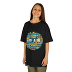 Kinder-T-Shirt "Urlaub" Wortwolke – Buntes Reise-Shirt für Kinder