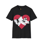 Herz‑Hände T-Shirt – Eye Peek Herz Grafik Tee Ansicht 16 – T-Shirt – ESTID