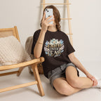 Faith Over Fear T-Shirt – Inspirierendes christliches Shirt mit Kreuz & Wolken
