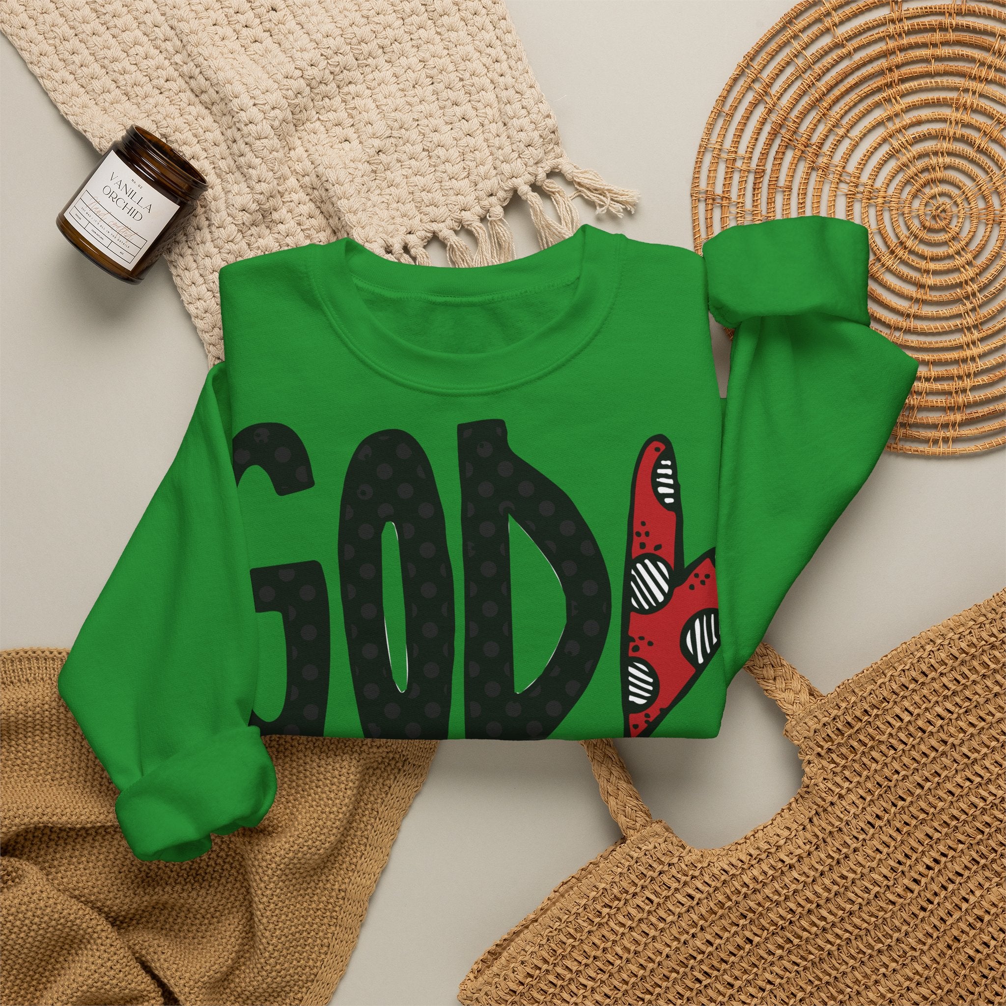 Gott liebt Seine Kinder Sweatshirt – Faith-Crewneck für Kinder und Familie Ansicht 34 – Sweatshirt – ESTID