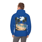 Urlaub Hoodie – Tropischer Palm Sunset Kapuzenpullover