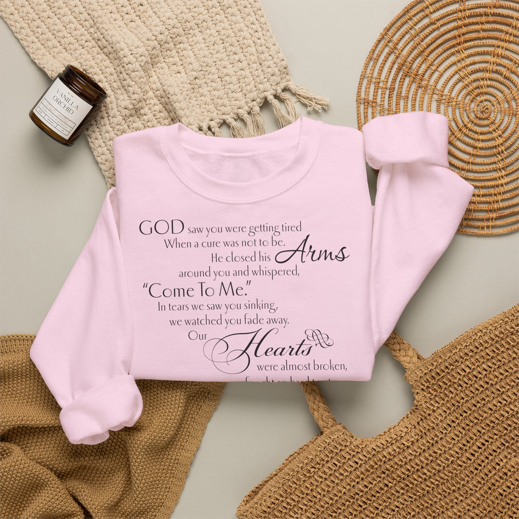 ESTID Damen Pullover | „God Saw You Were Getting Tired“ Spruch-Print Ansicht 30 – Sweatshirt – ESTID