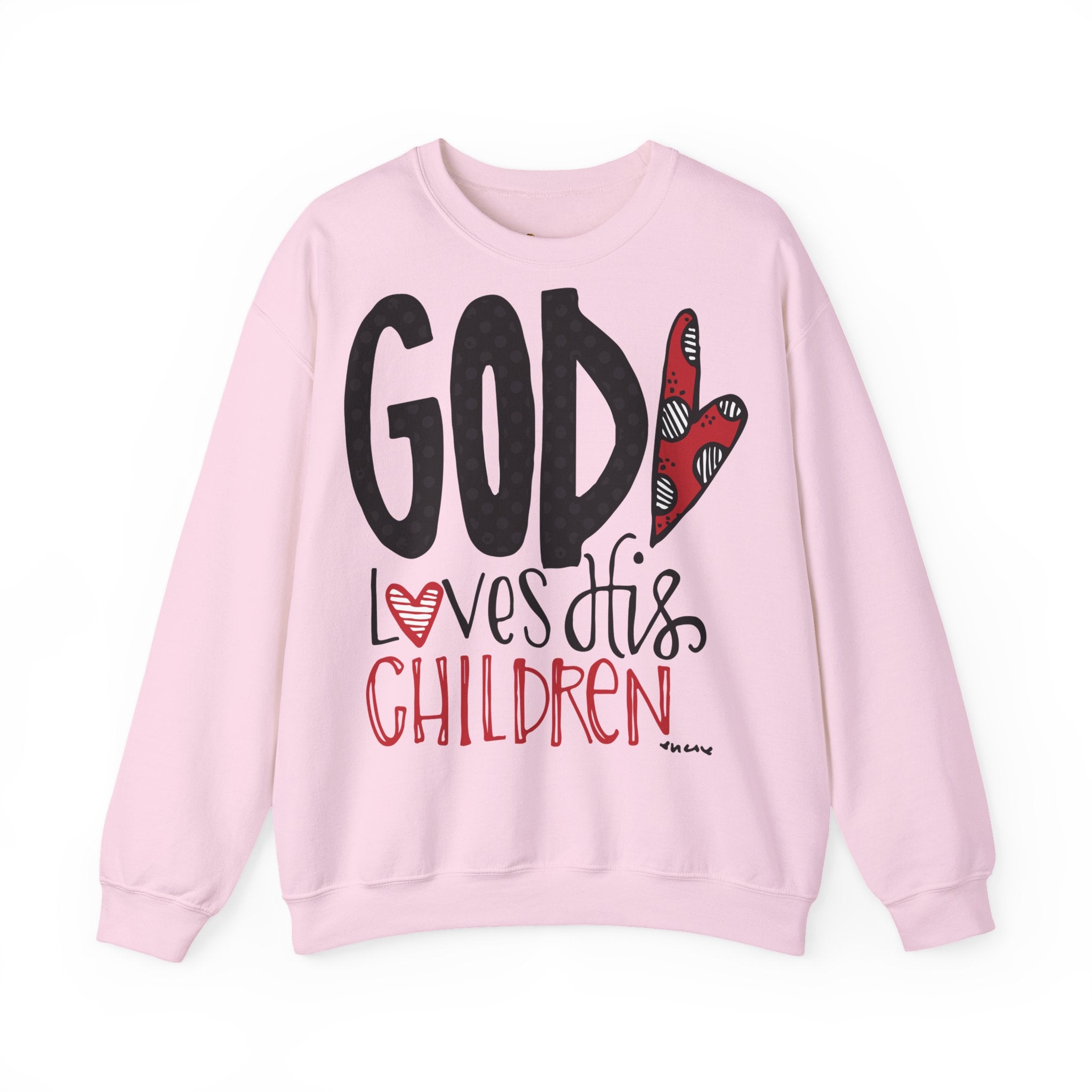 Gott liebt Seine Kinder Sweatshirt – Faith-Crewneck für Kinder und Familie Ansicht 14 – Sweatshirt – ESTID