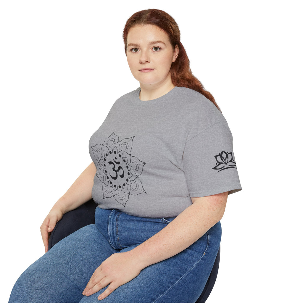 Spiritual Om Mandala Bio-Baumwoll T-Shirt | Damen & Herren Ansicht 22 – T-Shirt – ESTID