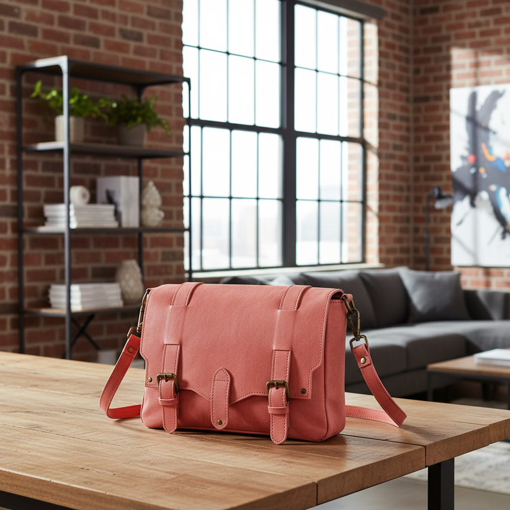 ESTID Echtleder Wildleder Schultertasche | Made in Italy