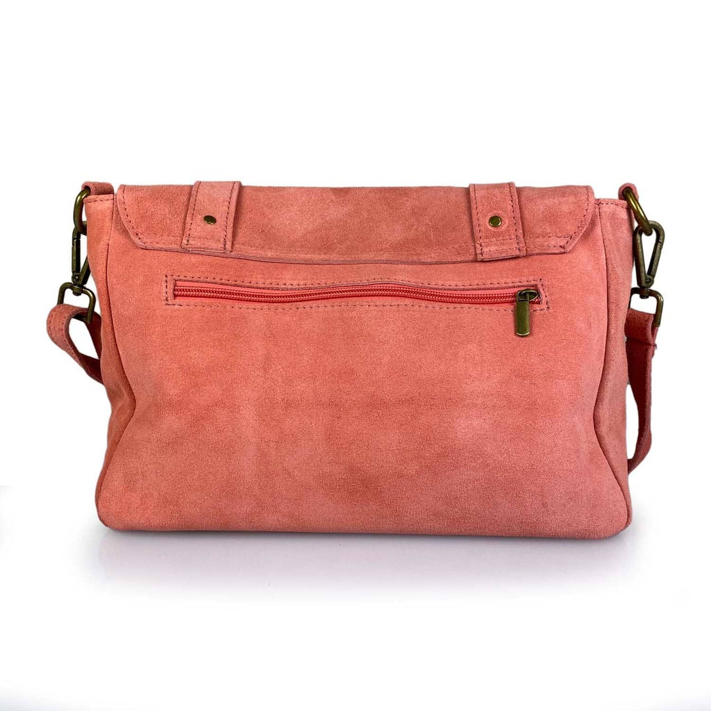 ESTID Echtleder Wildleder Schultertasche | Made in Italy Ansicht 6 – Handtasche – ESTID