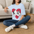 Herz‑Hände T-Shirt – Eye Peek Herz Grafik Tee – T-Shirt – ESTID
