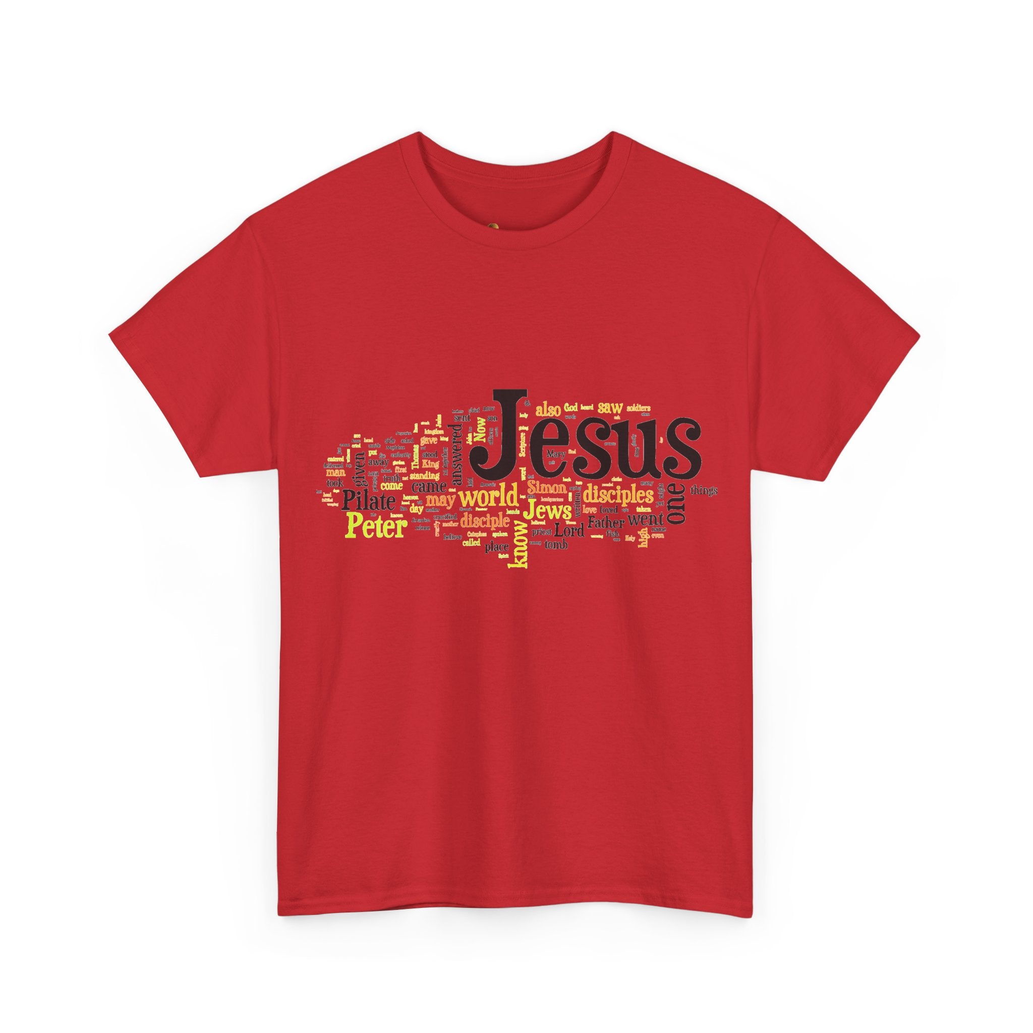 ESTID Unisex Shirt | Jesus Fisch Bibel Wortwolke Ansicht 25 – T-Shirt – ESTID