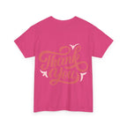 Statement T-Shirt Damen | „Thank You“ Rücken-Print Ansicht 30 – T-Shirt – ESTID