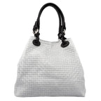ESTID Geflochtene Wildleder Schultertasche | Made in Italy Ansicht 11 – Handtasche – ESTID