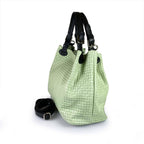 ESTID Geflochtene Wildleder Schultertasche | Made in Italy Ansicht 14 – Handtasche – ESTID