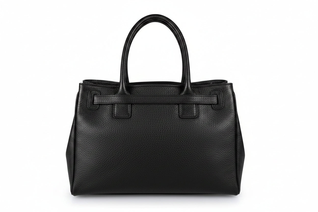 ESTID XL Leder Shopper mit Gürtelschnalle | Made in Italy Ansicht 18 – Handtasche – ESTID
