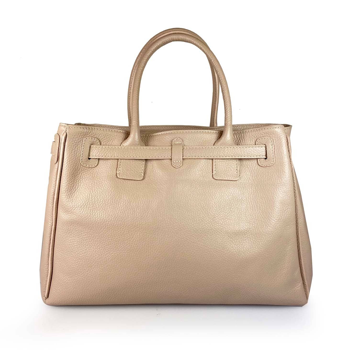 ESTID XL Leder Shopper mit Gürtelschnalle | Made in Italy Ansicht 6 – Handtasche – ESTID