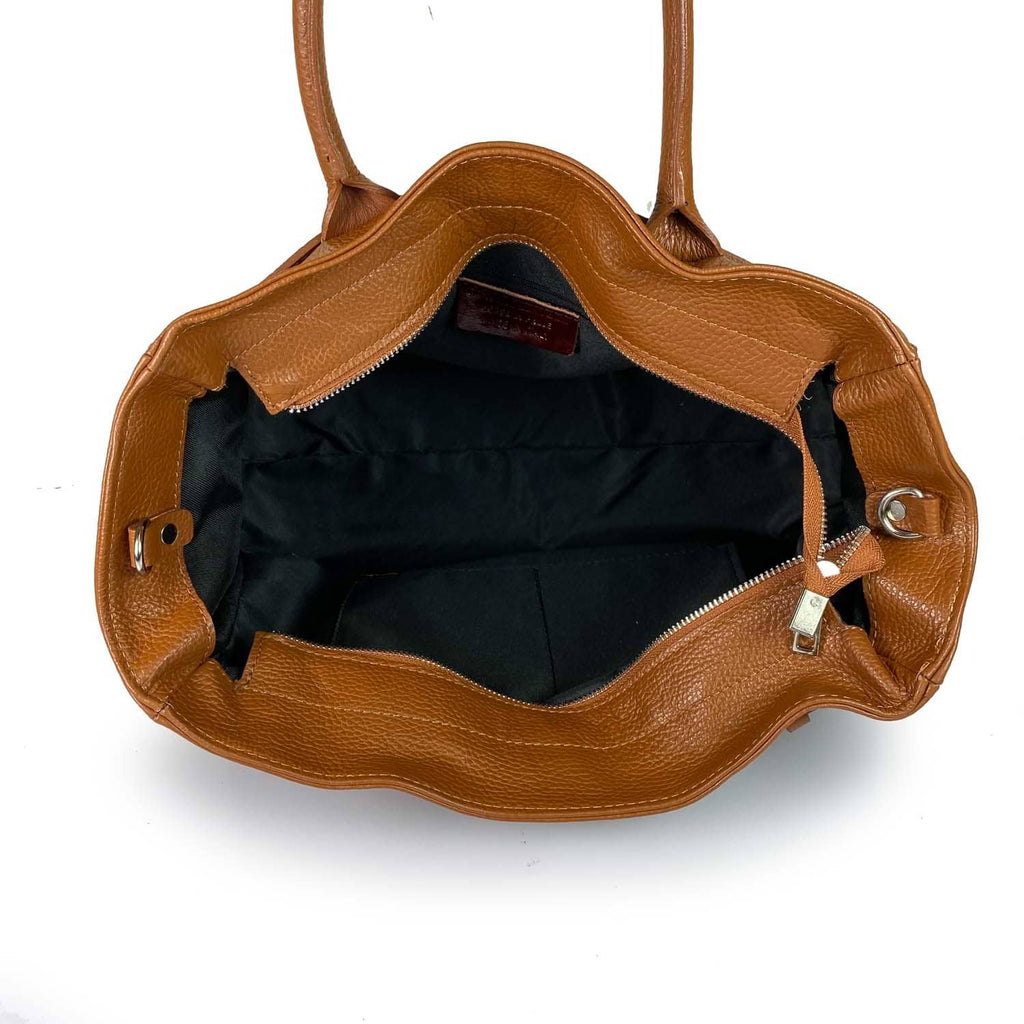 ESTID XL Leder Shopper mit Gürtelschnalle | Made in Italy Ansicht 9 – Handtasche – ESTID
