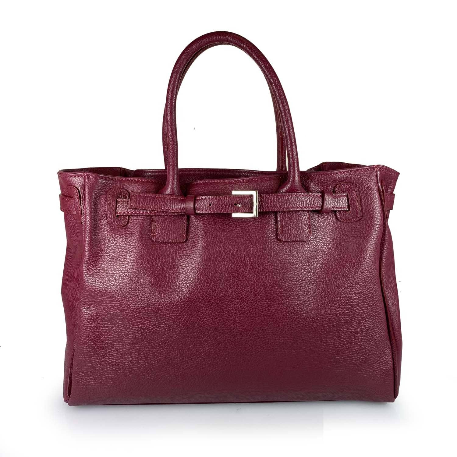 ESTID XL Leder Shopper mit Gürtelschnalle | Made in Italy Ansicht 16 – Handtasche – ESTID