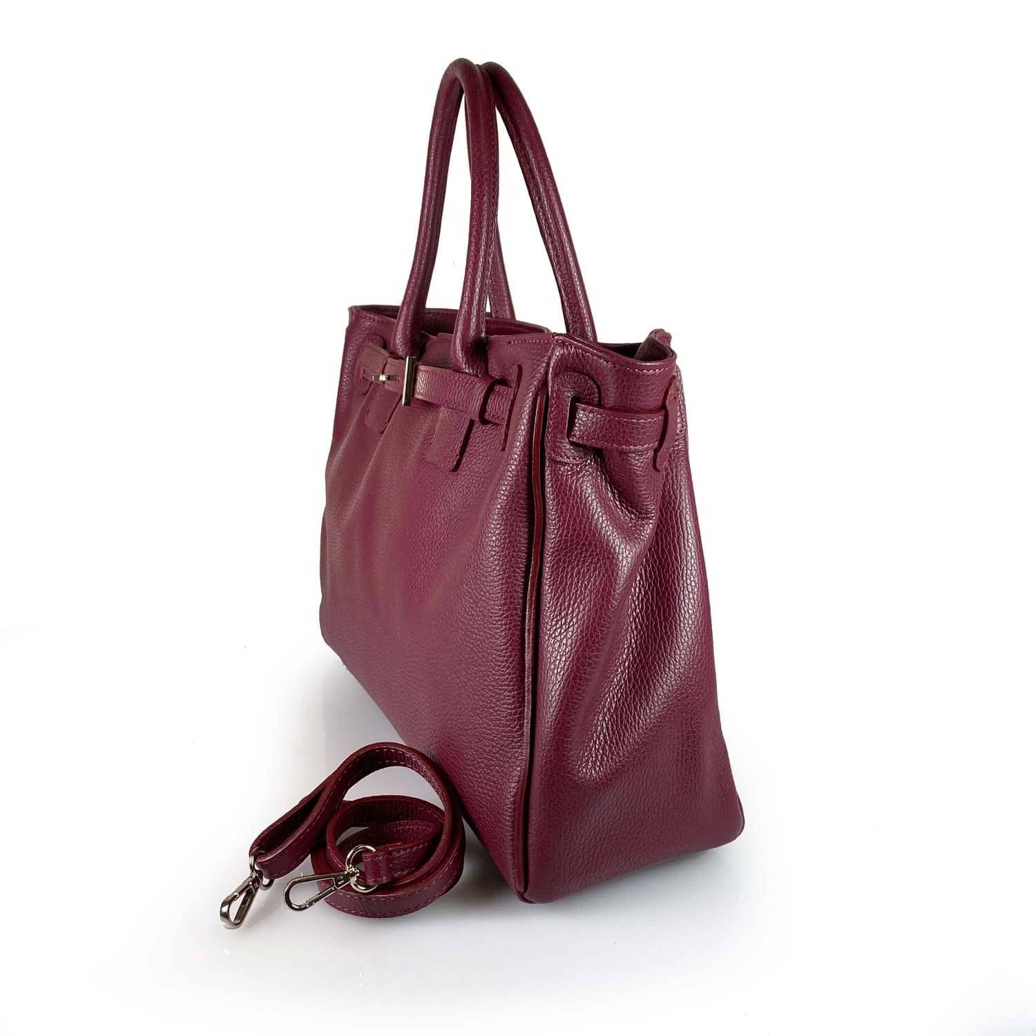 ESTID XL Leder Shopper mit Gürtelschnalle | Made in Italy Ansicht 15 – Handtasche – ESTID