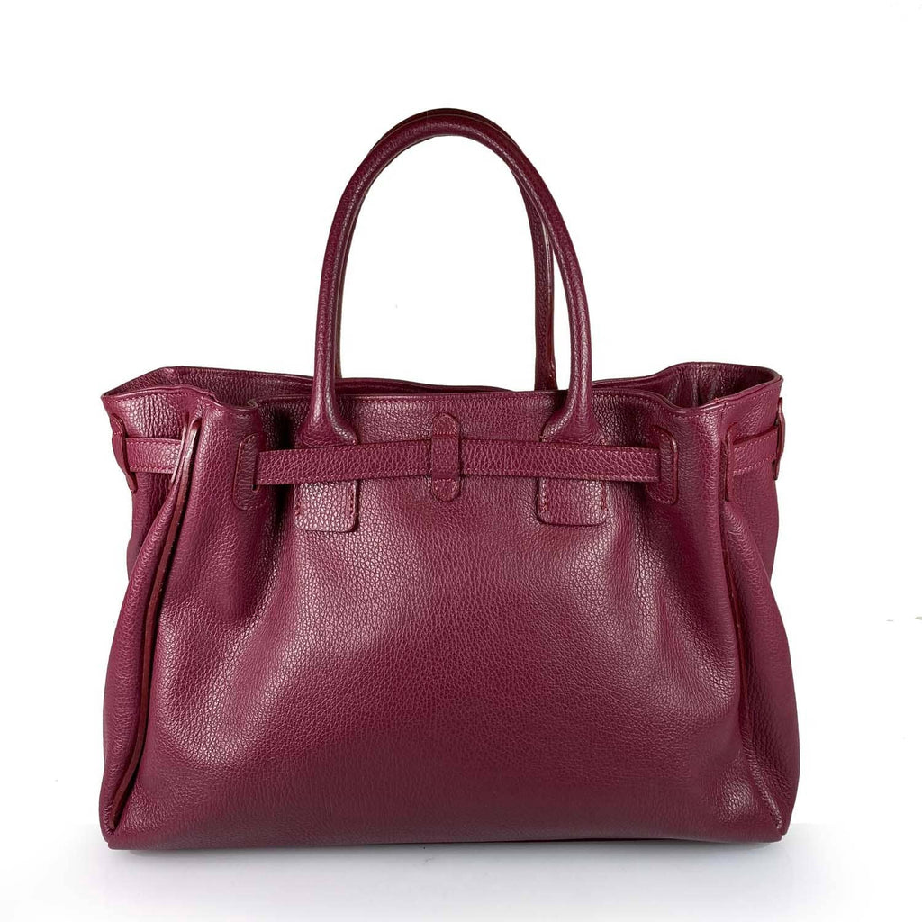 ESTID XL Leder Shopper mit Gürtelschnalle | Made in Italy Ansicht 14 – Handtasche – ESTID