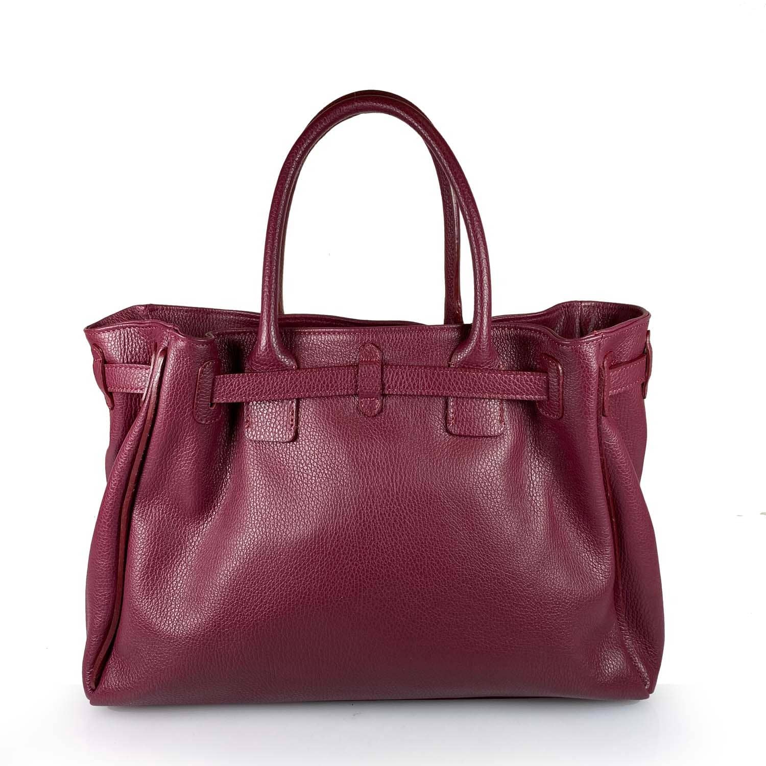 ESTID XL Leder Shopper mit Gürtelschnalle | Made in Italy Ansicht 14 – Handtasche – ESTID