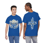 Faith Over Fear T-Shirt – „Glaube statt Angst“ Christian Cross Tee