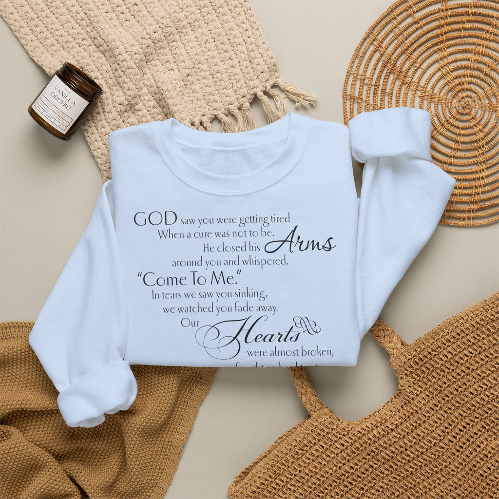 ESTID Damen Pullover | „God Saw You Were Getting Tired“ Spruch-Print Ansicht 29 – Sweatshirt – ESTID