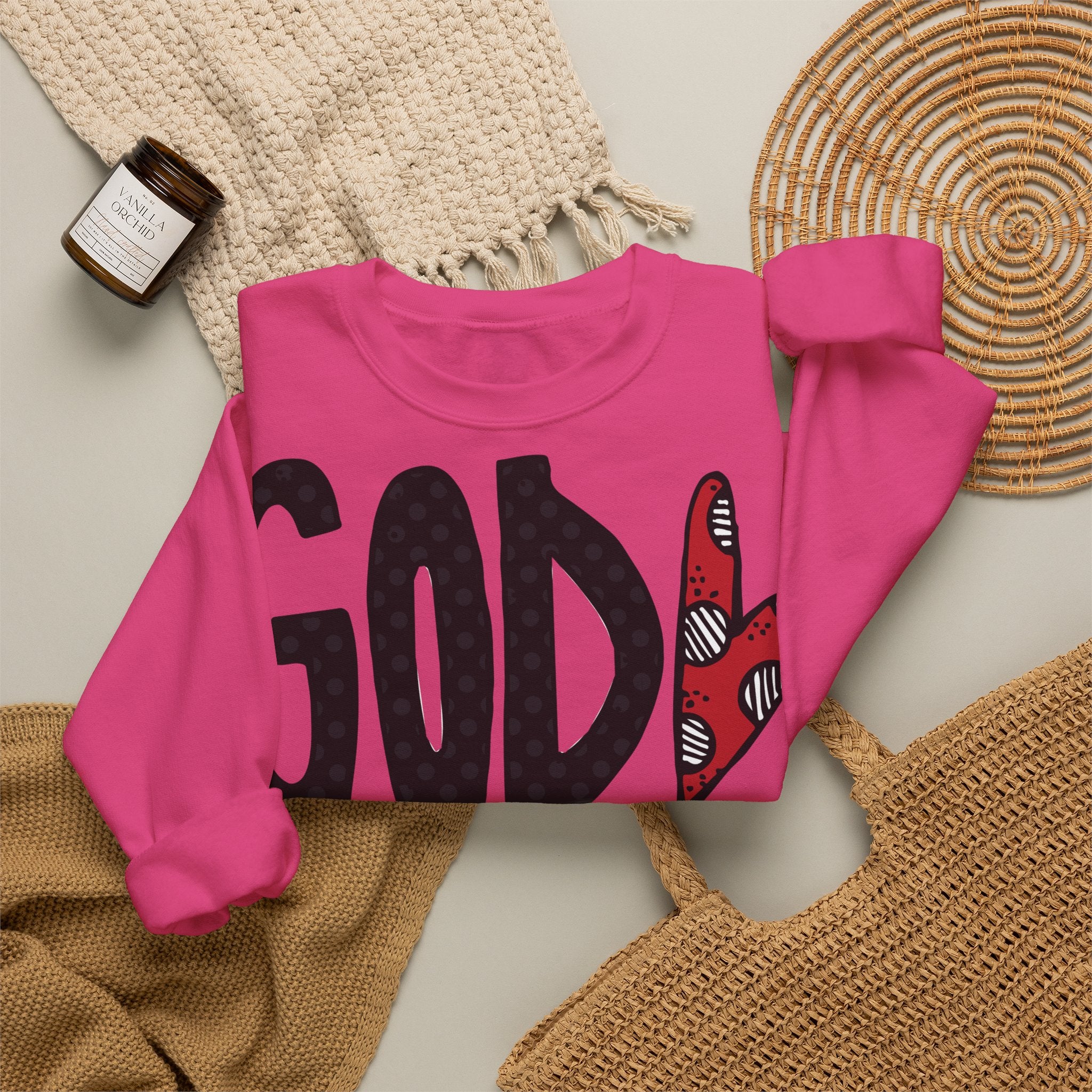 Gott liebt Seine Kinder Sweatshirt – Faith-Crewneck für Kinder und Familie Ansicht 44 – Sweatshirt – ESTID