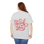 Statement T-Shirt Damen | „Thank You“ Rücken-Print Ansicht 33 – T-Shirt – ESTID
