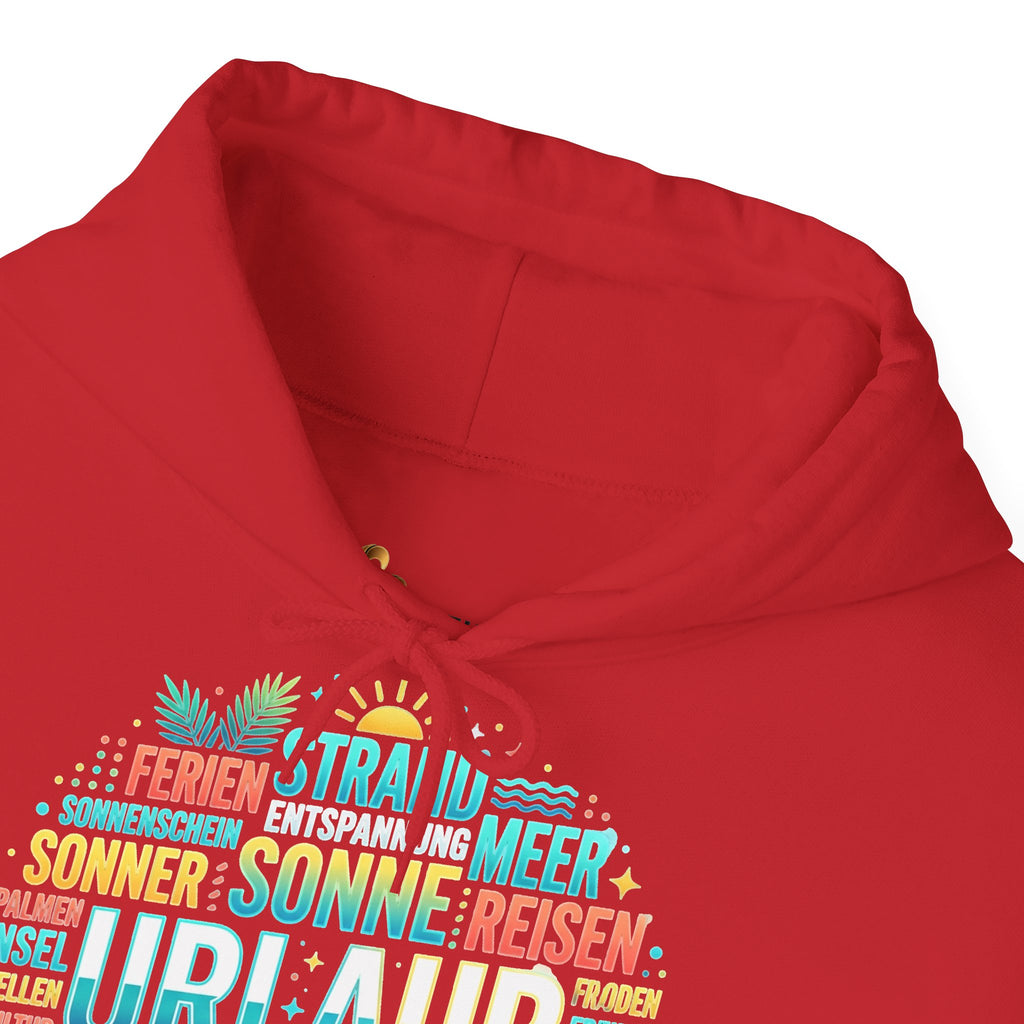 Urlaub Hoodie – Tropischer Palm Sunset Kapuzenpullover