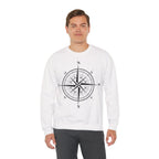 Kompass-Rose Sweatshirt – Nautik Crewneck für Reisende & Entdecker Ansicht 38 – Sweatshirt – ESTID