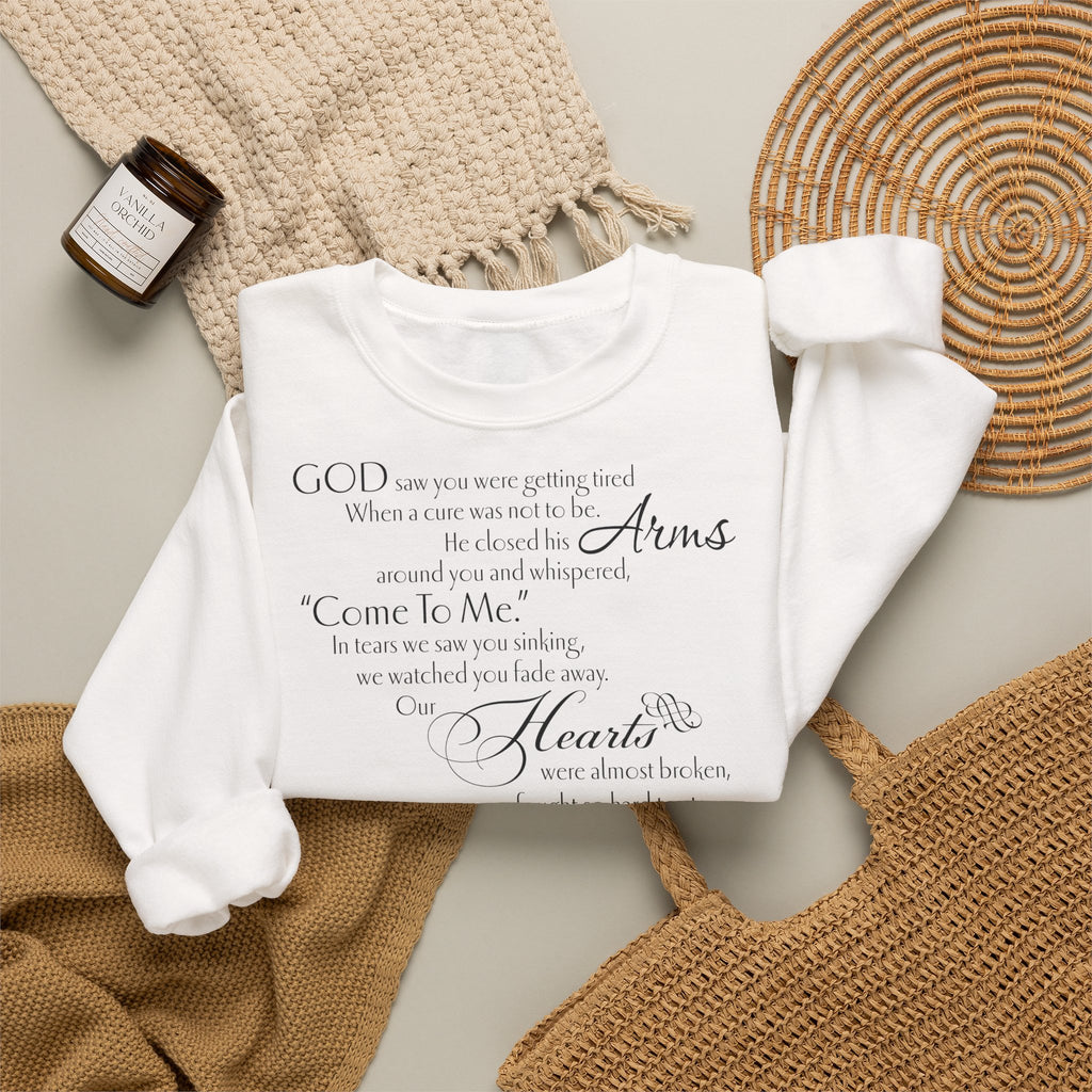 ESTID Damen Pullover | „God Saw You Were Getting Tired“ Spruch-Print Ansicht 25 – Sweatshirt – ESTID