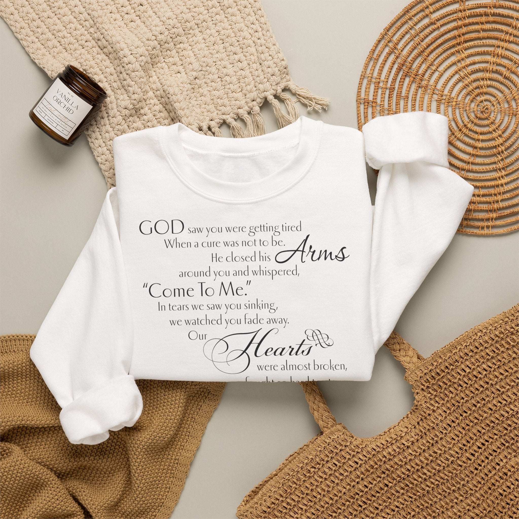 ESTID Damen Pullover | „God Saw You Were Getting Tired“ Spruch-Print Ansicht 25 – Sweatshirt – ESTID
