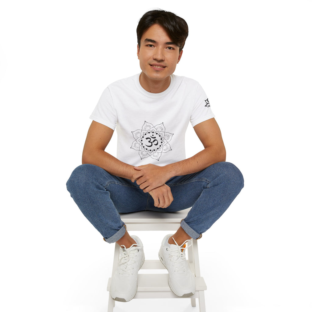 Spiritual Om Mandala Bio-Baumwoll T-Shirt | Damen & Herren Ansicht 15 – T-Shirt – ESTID