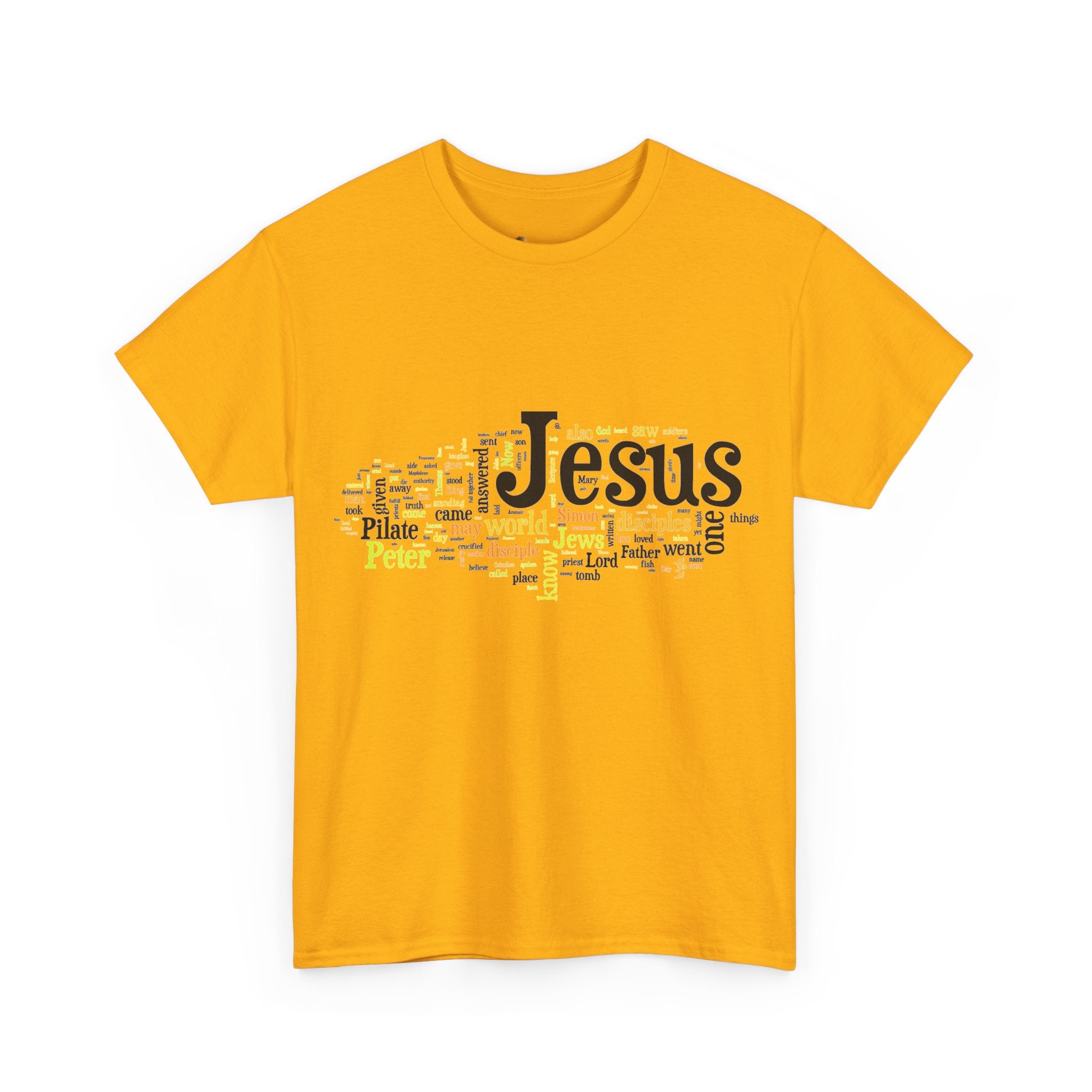 ESTID Unisex Shirt | Jesus Fisch Bibel Wortwolke Ansicht 16 – T-Shirt – ESTID