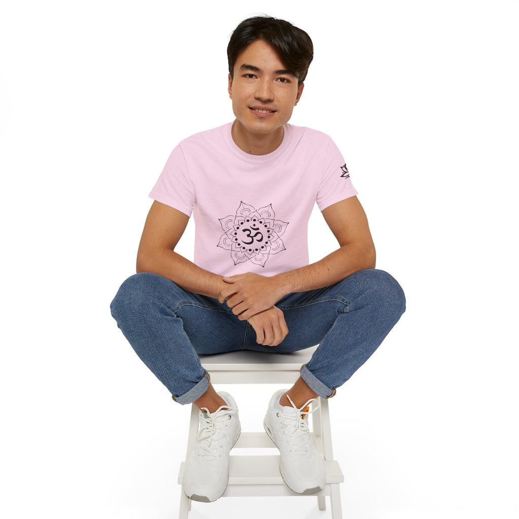Spiritual Om Mandala Bio-Baumwoll T-Shirt | Damen & Herren Ansicht 27 – T-Shirt – ESTID