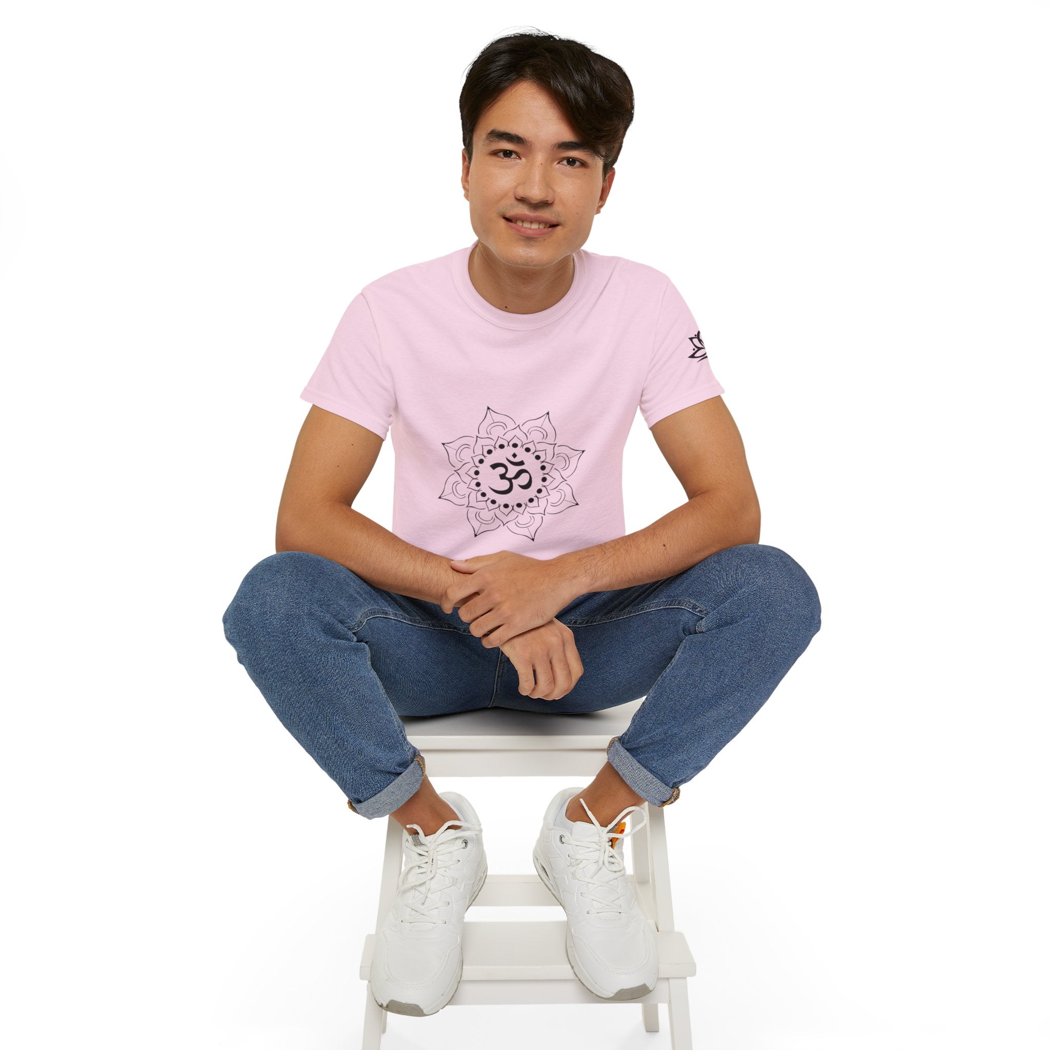 Spiritual Om Mandala Bio-Baumwoll T-Shirt | Damen & Herren Ansicht 27 – T-Shirt – ESTID