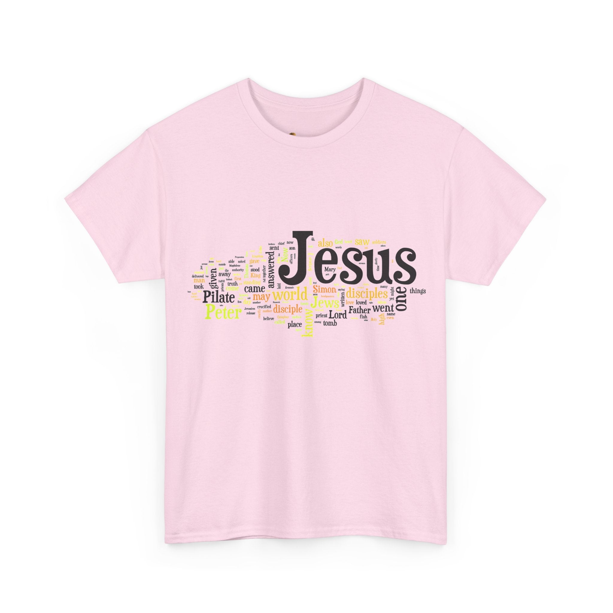 ESTID Unisex Shirt | Jesus Fisch Bibel Wortwolke Ansicht 23 – T-Shirt – ESTID